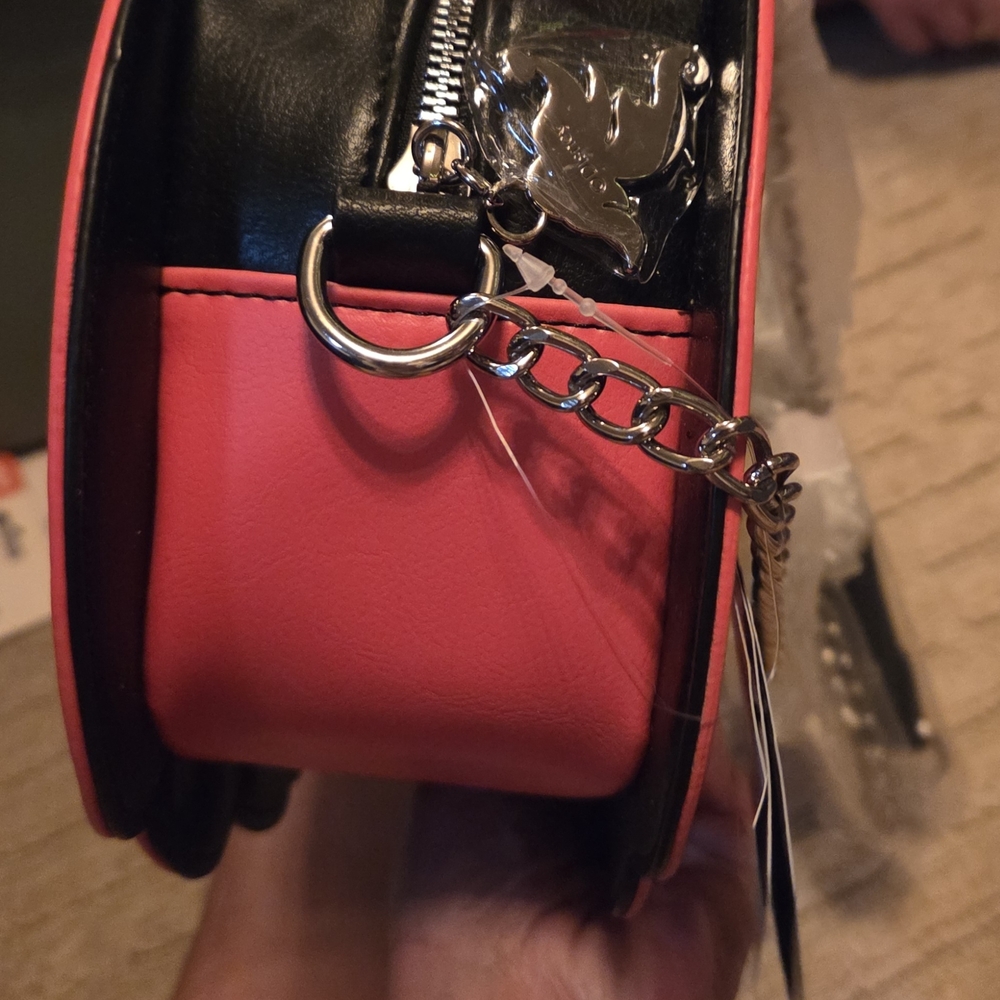 Her Universe Glow-in-the-Dark Pumpkin Face Bag - Red and White - Picture 3 of 6